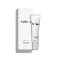 A white tube of Blemish SOS (15mL) stands beside its white carton.
