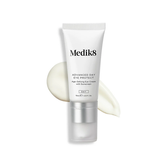 A tube of Medik8 Advanced Day Eye Protect-3