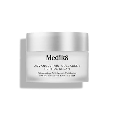 Medik8 Advanced Pro-Collagen+ Peptide Cream travel size jar on a white background